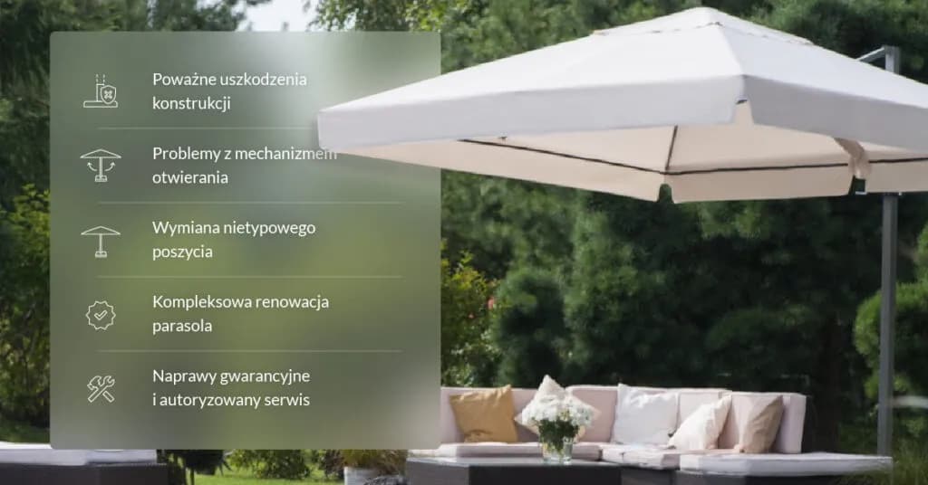 Gdzie kupić części do parasola ogrodowego? Sprawdź najlepsze opcje!