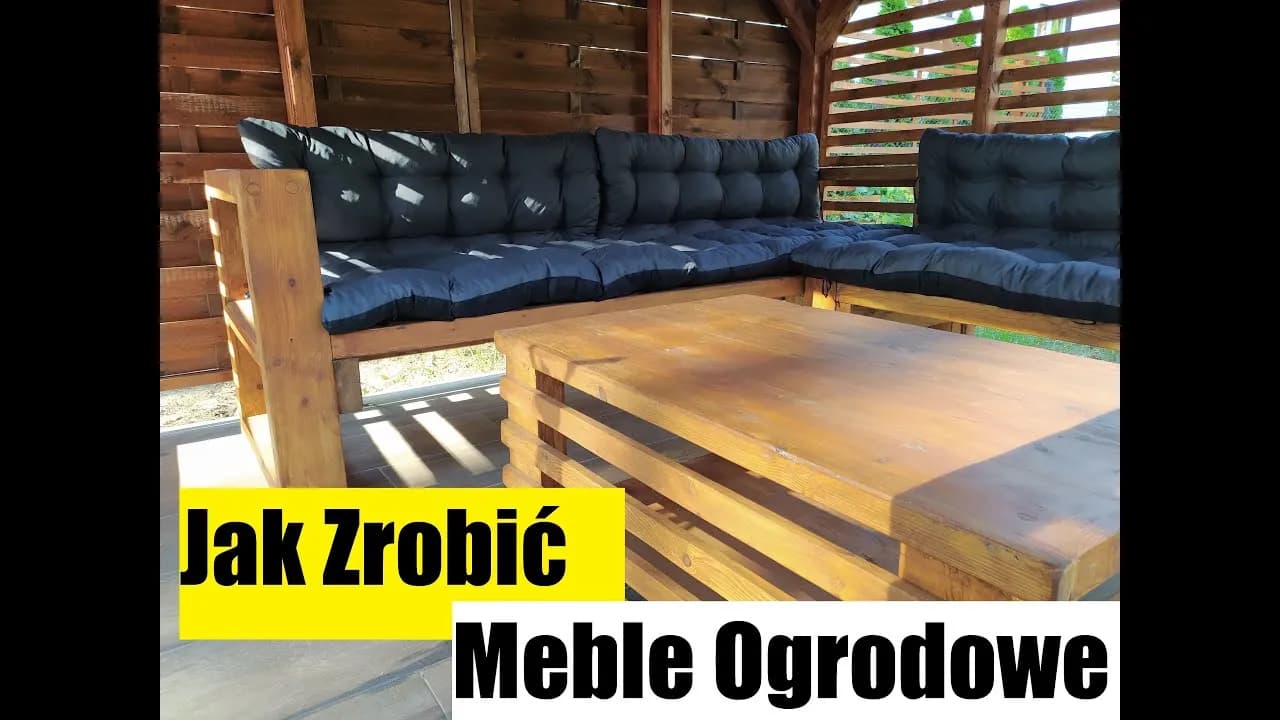 Jak zrobić meble ogrodowe - proste pomysły i materiały do DIY